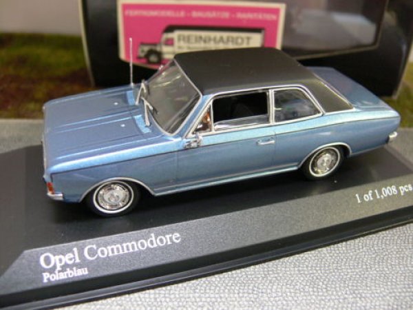 1/43 Minichamps Opel Commodore A 1966 blaumetallic