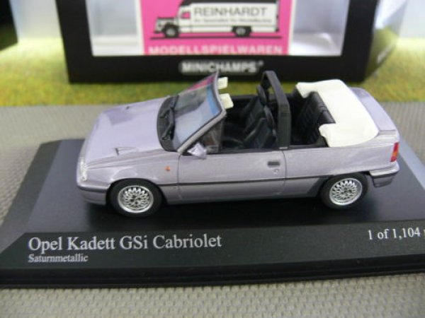 1/43 Minichamps Opel Kadett E GSi Cabriolet saturnmetallic