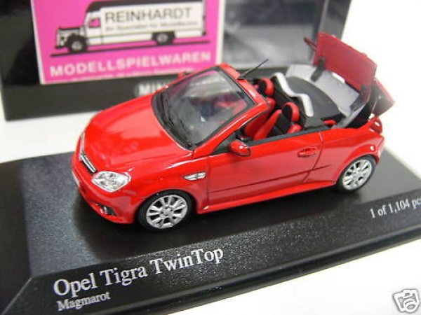 1/43 Minichamps Opel Tigra Twin Top 2004 rot