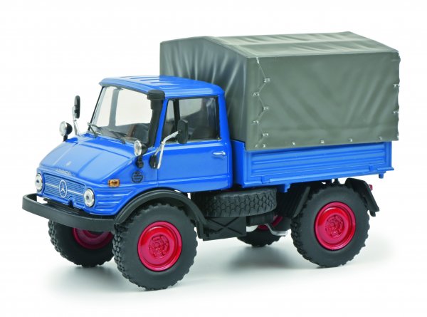 1/43 Schuco Unimog 406 mit Plane 450314900