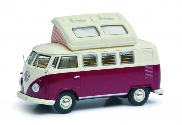 1/43 Schuco VW T1 b Camper rot/beige 450377900