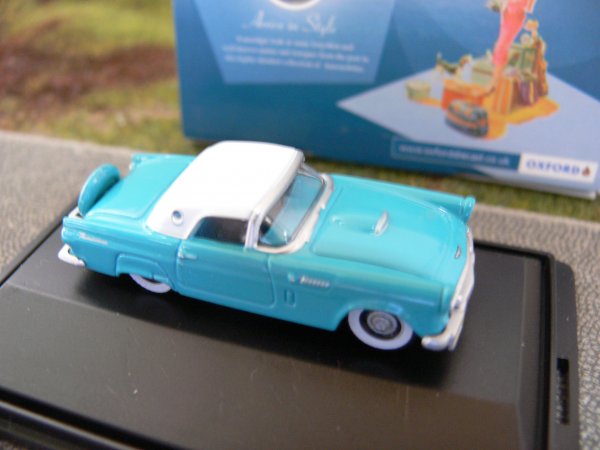 1/87 Oxford Ford Thunderbird 1956 petrol/weiß 56002