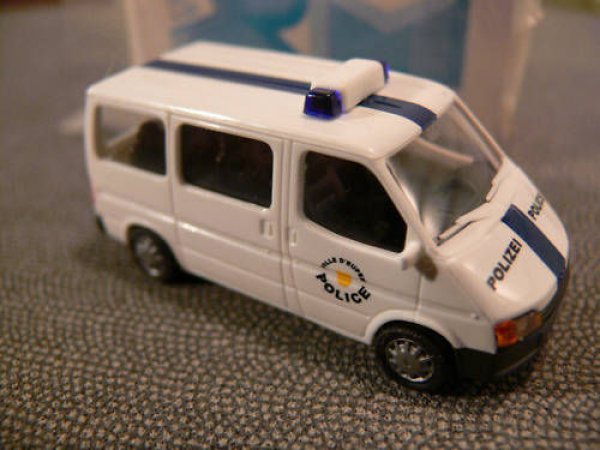 1/87 Rietze Ford Transit Bus Police Belgien 50722