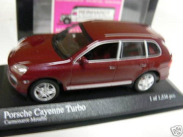 1/43 Minichamps Porsche Cayenne Turbo 2007 rotmetallic 400 066270