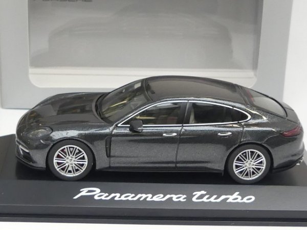 1/43 Herpa Porsche Panamera turbo dunkelgrau metallic WAP0207470G