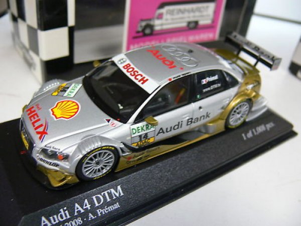 1/43 Minichamps Audi A4 DTM 2008 Alexandre Premat #14 400081714