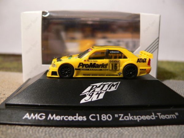 1/87 Herpa AMG MB C180 Zackspeed-Team DTM 1994 ProMarkt #15 v. Ommen 036146