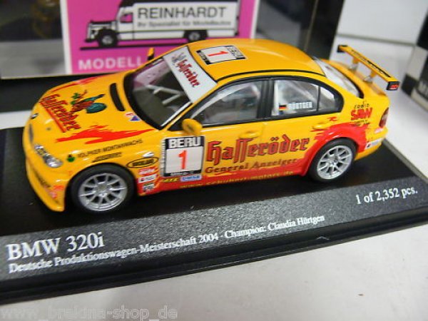 1/43 Minichamps BMW 320i Schubert Motors DMSB PWM 04 #1 400042401