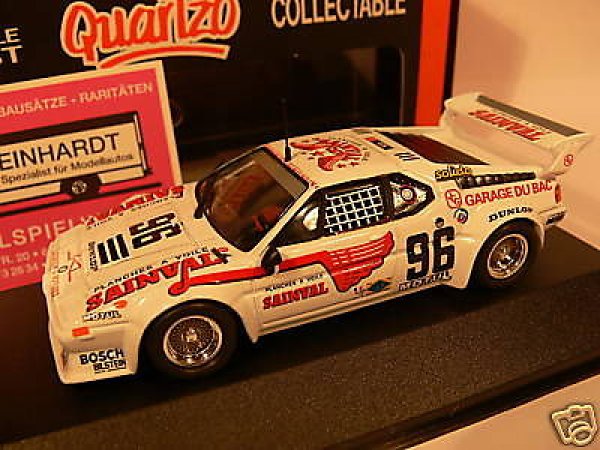 1/43 Quartzo BMW M1 "GARAGE DU BAC" LM 1980 3042