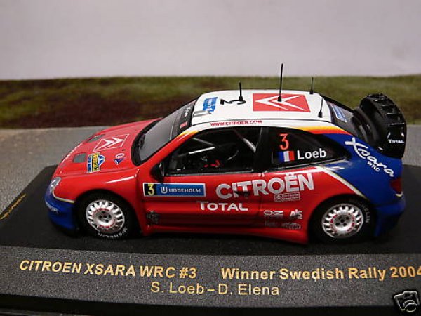 1/43 IXO Citroen Xsara WRC #3 Winner Swedish Rally 04