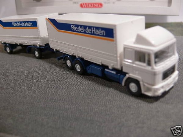 1/87 Wiking MAN F90 Riedel de Haen Wechsel-Pritsche-HZ 570 50 B