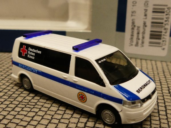 1/87 Rietze VW T5 10 Bergwacht Vienenburger Land Goslar 53630