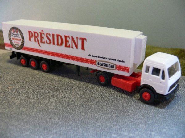 1/87 Roskopf MB NG President Frankreich F Kühlkoffer-SZ