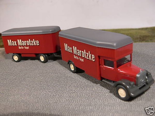 1/87 Wiking MB L2500 Max Marotzke Hängerzug 845 1 A