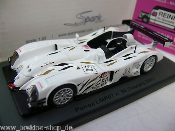 1/43 Spark SCPZ03 Panoz LMP07 #50 Sebring 2002