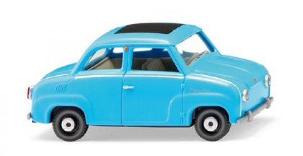 1/87 Wiking Glas Goggomobil eisblau 0184 98