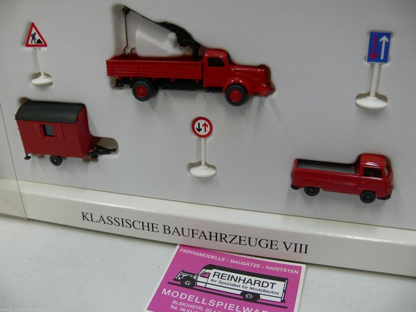 1/87 Wiking Klassische Baufahrzeuge VIII Set siehe Beschreibung! 990 28