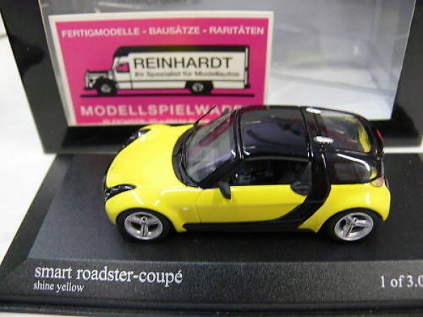 1/43 Minichamps Smart Roadster Coupe 2003 gelb