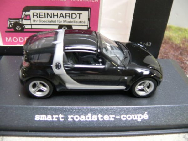 1/43 Minichamps Smart Roadster Coupe silber/schwarz