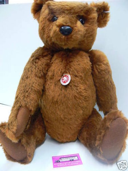 ST 1 Steiff Teddy aus braunem Mohairplüsch ca.55 cm limitiert 404009