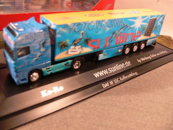 1/87 Herpa DAF XF SZ Sunline Werb. Fieber Amberg 120975