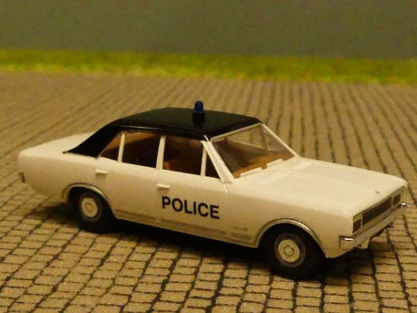 1/87 Brekina Opel Rekord C Police Schweiz CH 20605