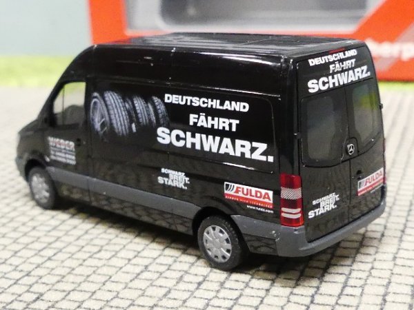 1/87 Herpa MB Sprinter 06 Kasten Fulda Reifen 049931