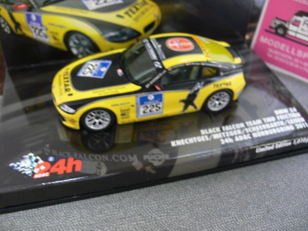 1/43 Minichamps BMW Z4 24h ADAC Nürburgr.2011 Black Falcon Team #225 437111225