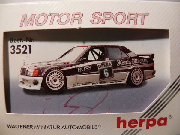 1/87 Herpa AMG MB 190 E 2.5-16 ONS DTM #6 K. Thiim 3521