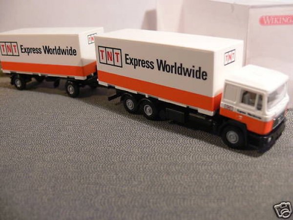 1/87 Wiking MAN F90 TNT Wechsel-Koffer-HZ 574 01B