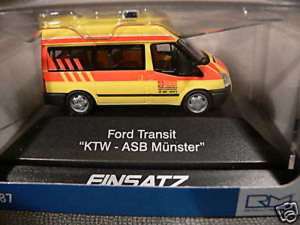 1/87 Rietze Ford Transit 2006 MD ASB Münster 50726