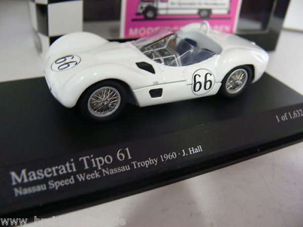 1/43 Minichamps Maserati Tipo 61 Nassau Trophy '60 #66 400601266