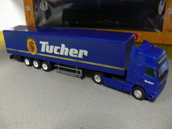 1/87 Albedo Volvo FH 16 Koffer Sattelzug Tucher 320077