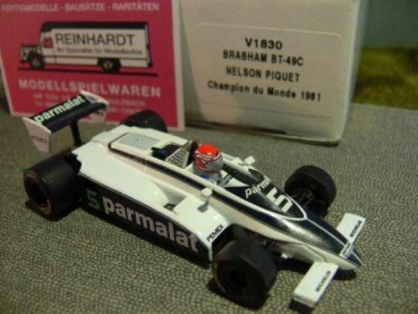 1/43 Brabham BT-49C Nelson Piquet Champion du Monde 1981 #5 V1830