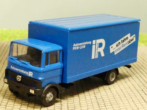 1/87 Busch Praline MB LP 809 interRent Autovermietung PKW+LKW 80763