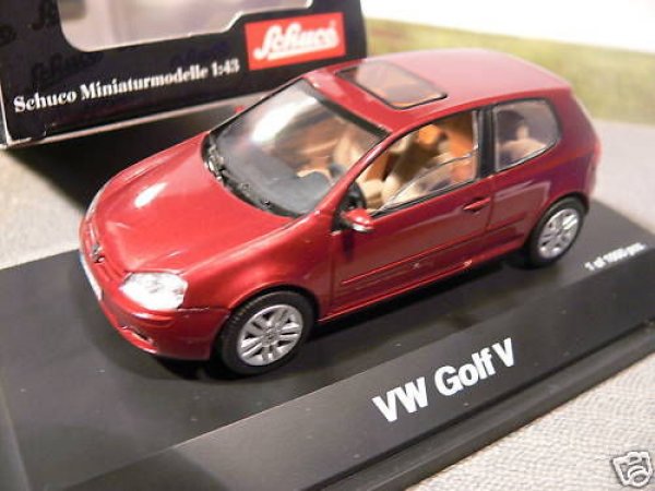 1/43 Schuco VW Golf V dunkelrotmetallic SONDERPREIS 19,99 €