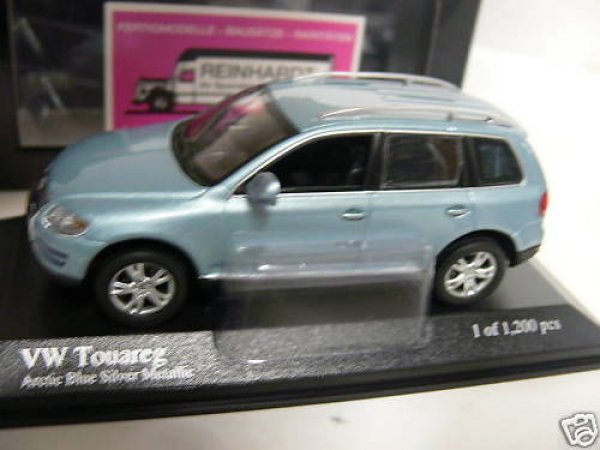 1/43 Minichamps VW Touareg 2006 silberblaumetallic 400 056000