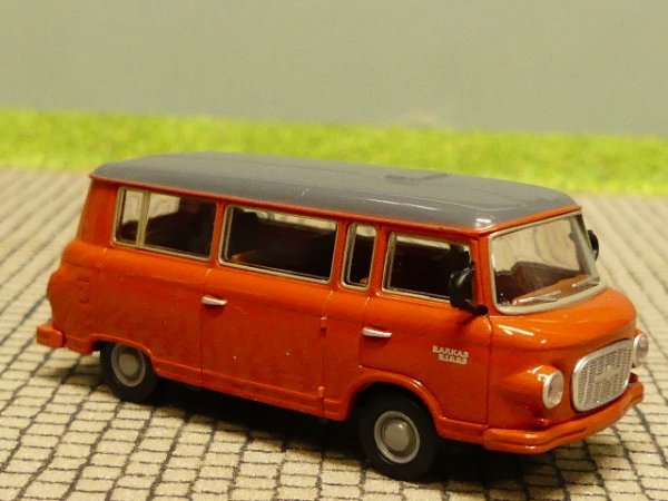 1/87 Brekina Barkas B 1000 Bus rotorange Dach grau 30040