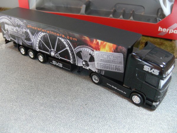 1/87 Herpa Scania R TL Gardinenplanen-Sattelzug SKS / wheelsforwinner.com 302210