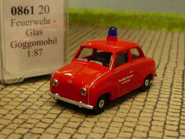 1/87 Wiking Glas Goggomobil Feuerwehr 0861 20