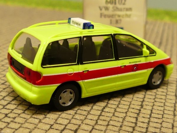 1/87 Wiking VW Sharan Feuerwehr Zürich Schweiz CH 601 02