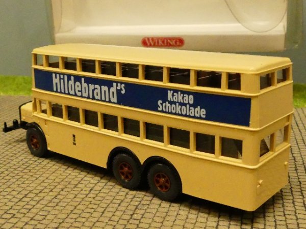 1/87 Wiking D38 BVG Hildebrands Kakao Schokolade Doppeldecker 873 03