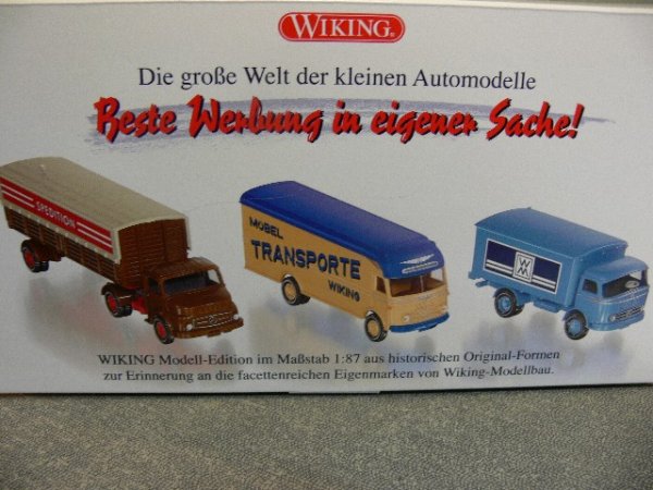 1/87 Wiking MB Set Beste Werbung in eigener Sache 0990 90