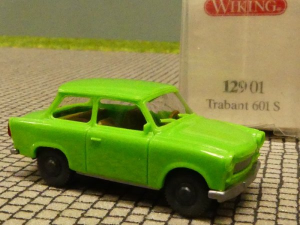 1/87 Wiking Trabant 601 S hellgelbgrün 129 01