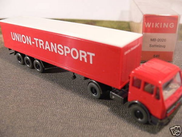 1/87 Wiking MB NG Union Transport Sattelzug 541 1+2 A