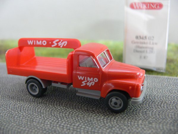 1/87 Wiking Hanomag L28 Wimo Sip Getränkewagen 0345 02 B