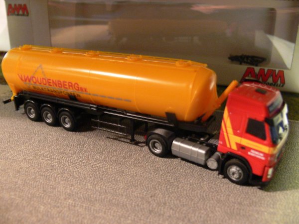 1/87 AWM Volvo FH12 V.Woudenberg b.v. Niederlande NL Silo-Sattelzug 53103