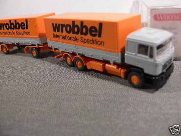 1/87 Wiking MAN F90 Wrobbel Spedition Wechselpritsche-HZ 570 1