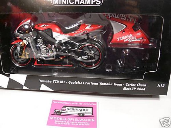 1/12 Minichamps Yamaha YZR-M1 MotoGP 2004 Carlos Checa