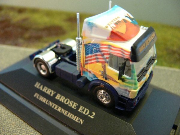 1/87 Herpa MB SK Harry Brose ED.2 Western Zugmaschine ZM # 16